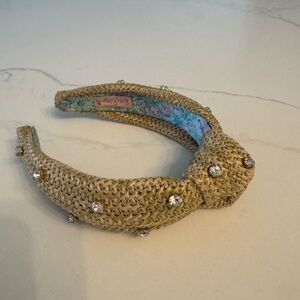 Lilly Pulitzer raffia headband